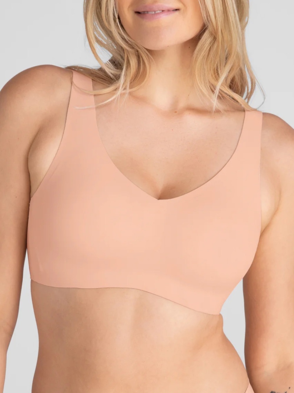 Honeylove softform Seamless V-Neck Comfort Bra large